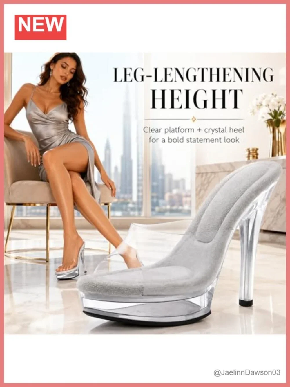 Clear Platform Heels 5 inch Stiletto Sandals Pole Dance Shoes Exotic
